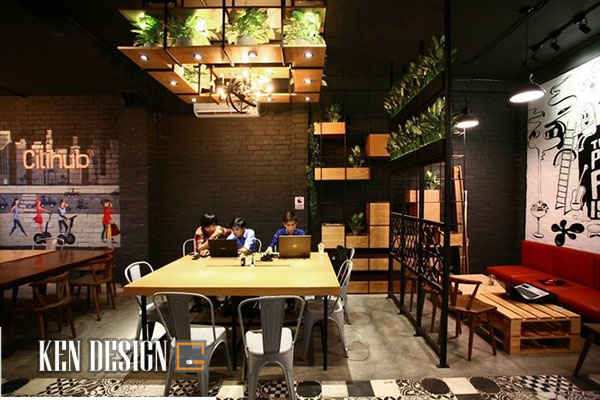 thiết kế quán cafe đẹp